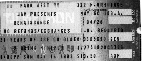 Renaissance Tix '82